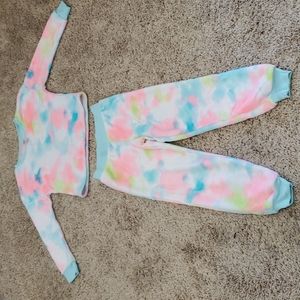 Justice Multi-colored Sweats/PJs.